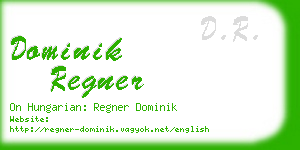 dominik regner business card
